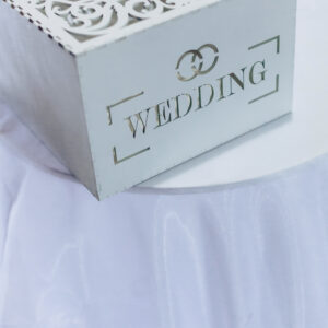 Caja Decorativa para Eventos Cortada con Láser